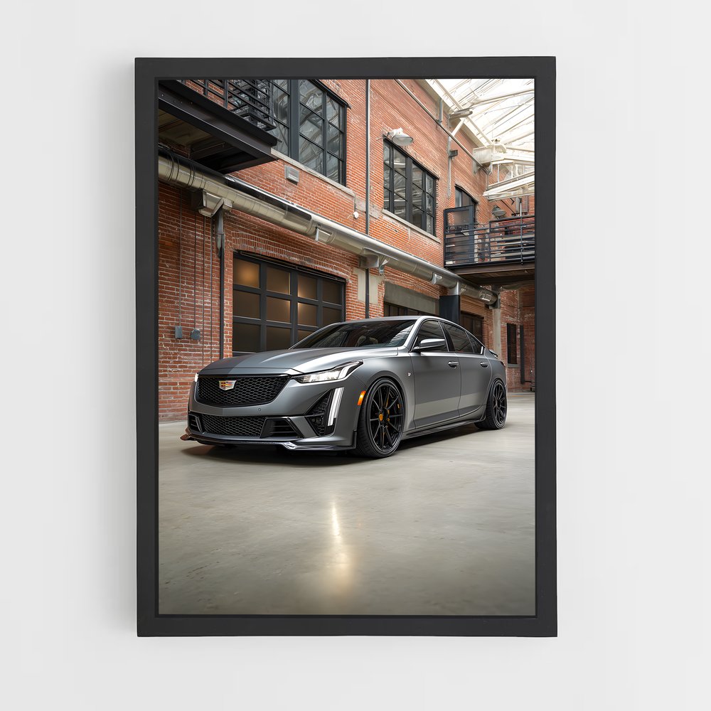 Poster Garage Élévé – affiche Cadillac (vue 2)